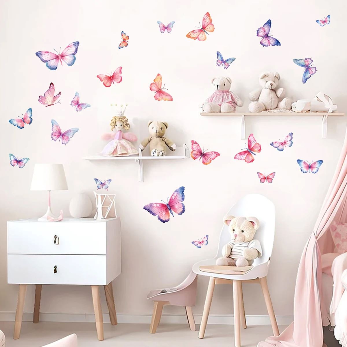 Décoration Murale - ButterfliesSticker™ - MultiColore - Bébé Chez Nous
