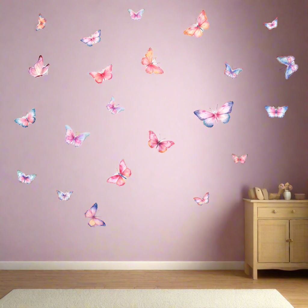 Décoration Murale - ButterfliesSticker™ - MultiColore - Bébé Chez Nous