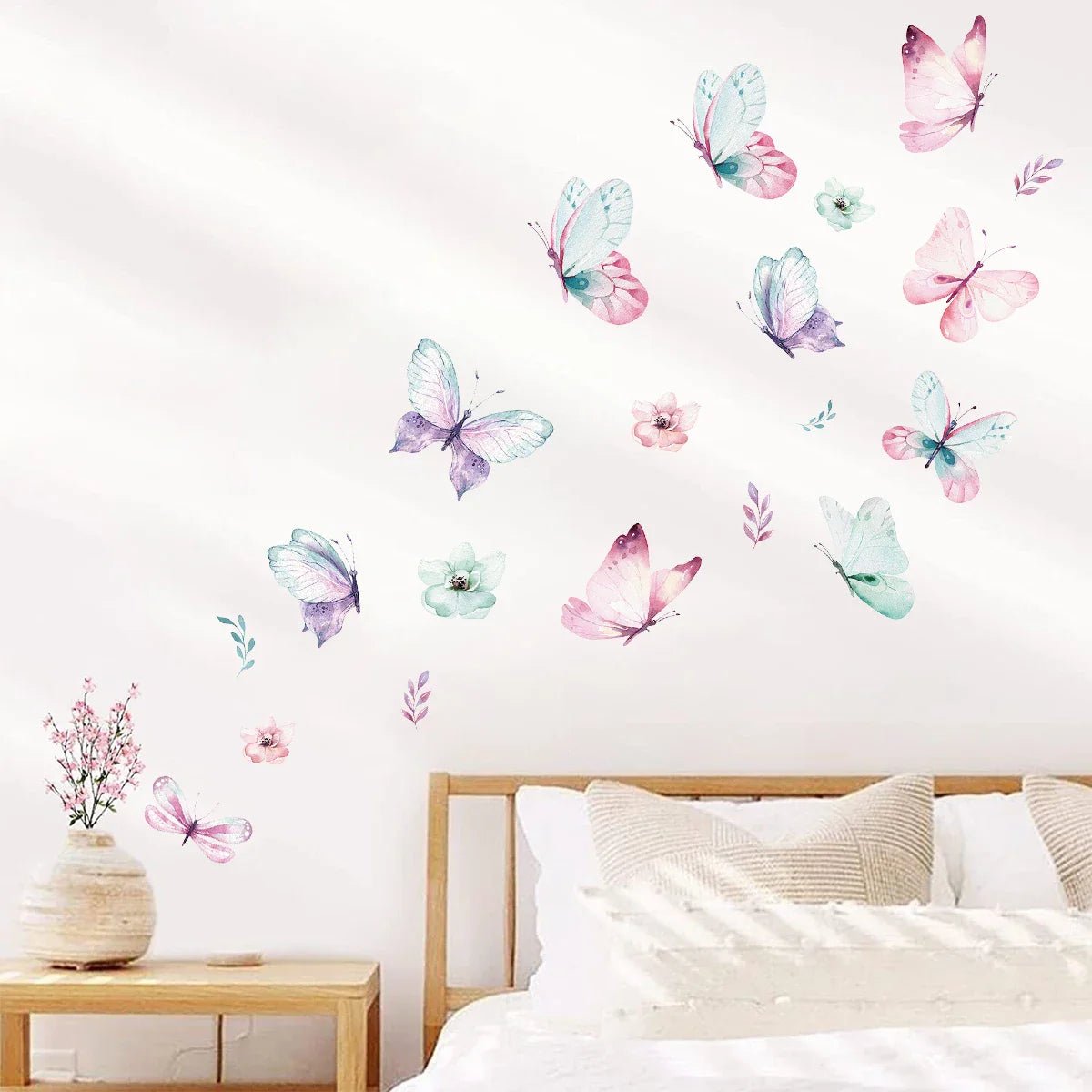 Décoration Murale - ButterfliesSticker™ - Vert - Bébé Chez Nous