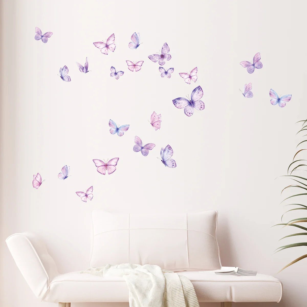 Décoration Murale - ButterfliesSticker™ - Violet - Bébé Chez Nous