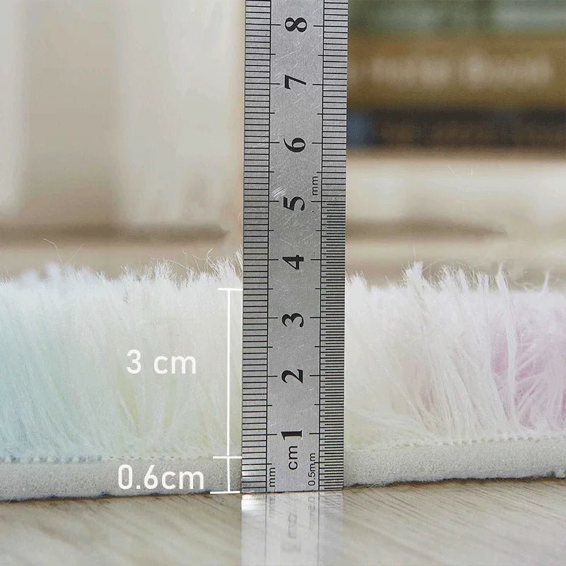 Tapis en Fourrure - HairyRugs™ - Arc - en - ciel - Bébé Chez Nous
