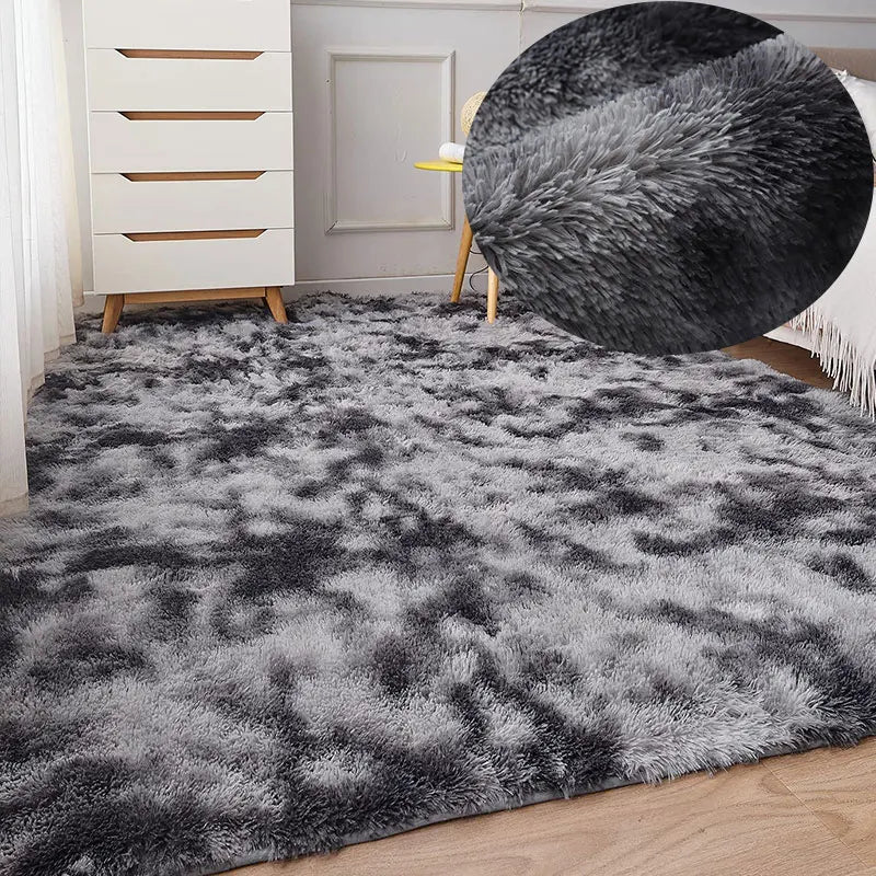 Tapis en Fourrure - HairyRugs™ - Gris - Bébé Chez Nous