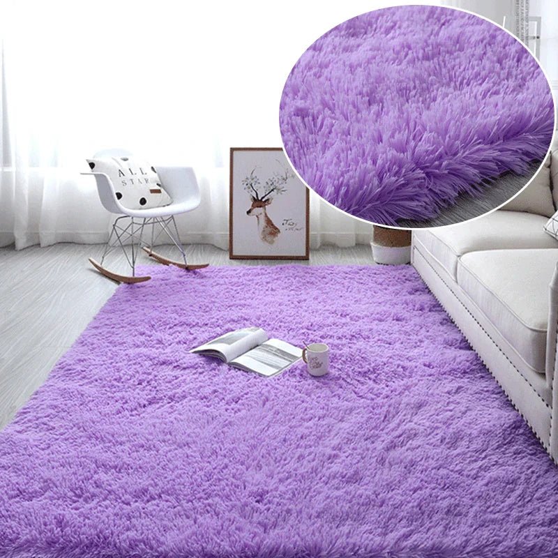 Tapis en Fourrure - HairyRugs™ - Mauve - Bébé Chez Nous
